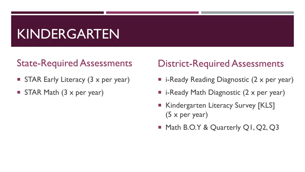 kindergarten