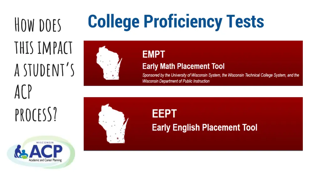 college proficiency tests