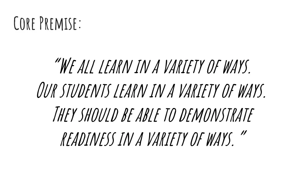 core premise
