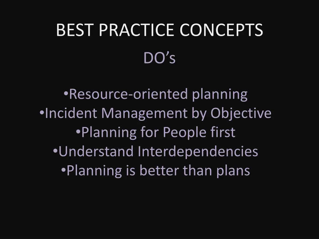best practice concepts 1