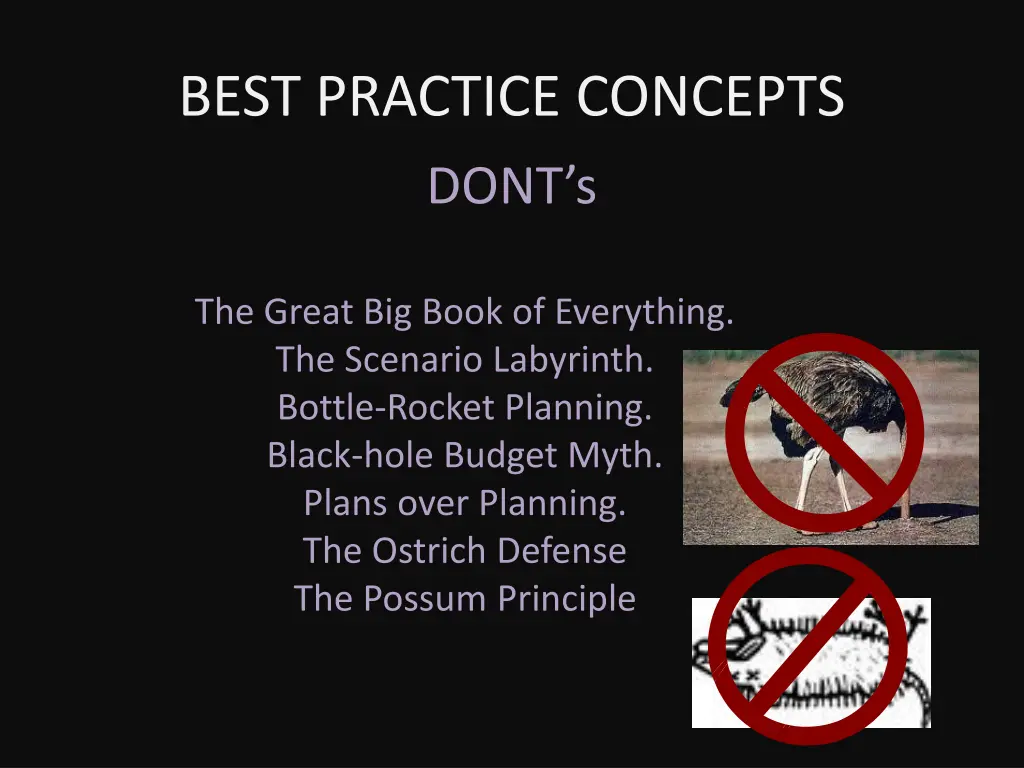 best practice concepts