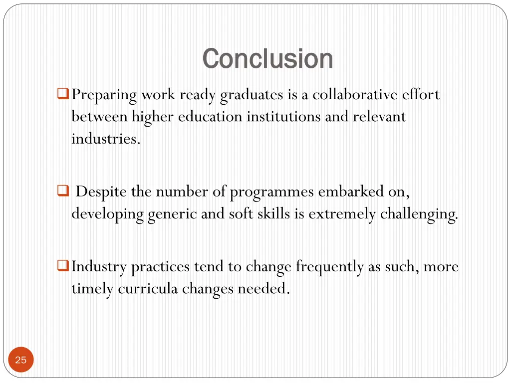 conclusion conclusion