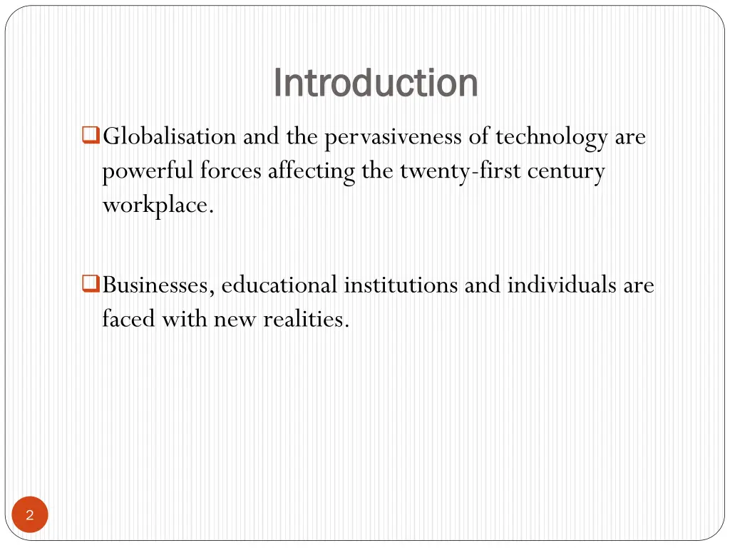 introduction introduction