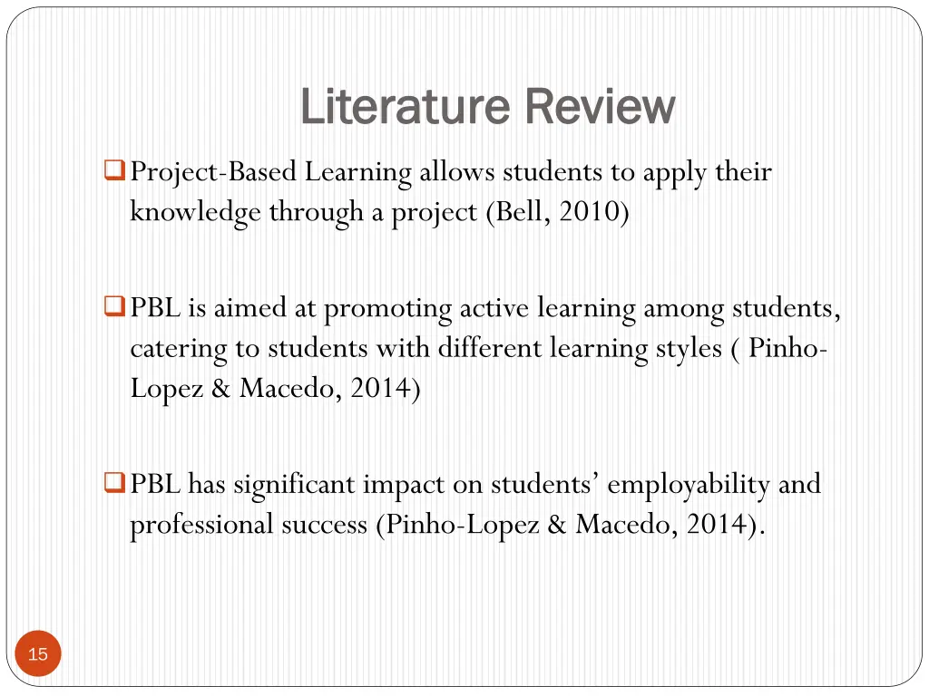 literature literature review