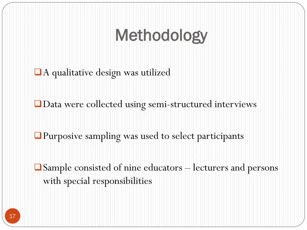 methodology methodology