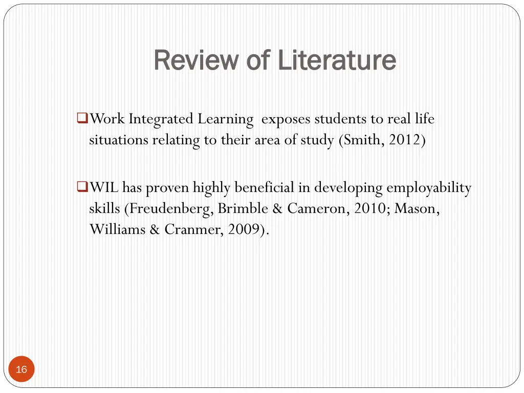 review of literature review of literature 5