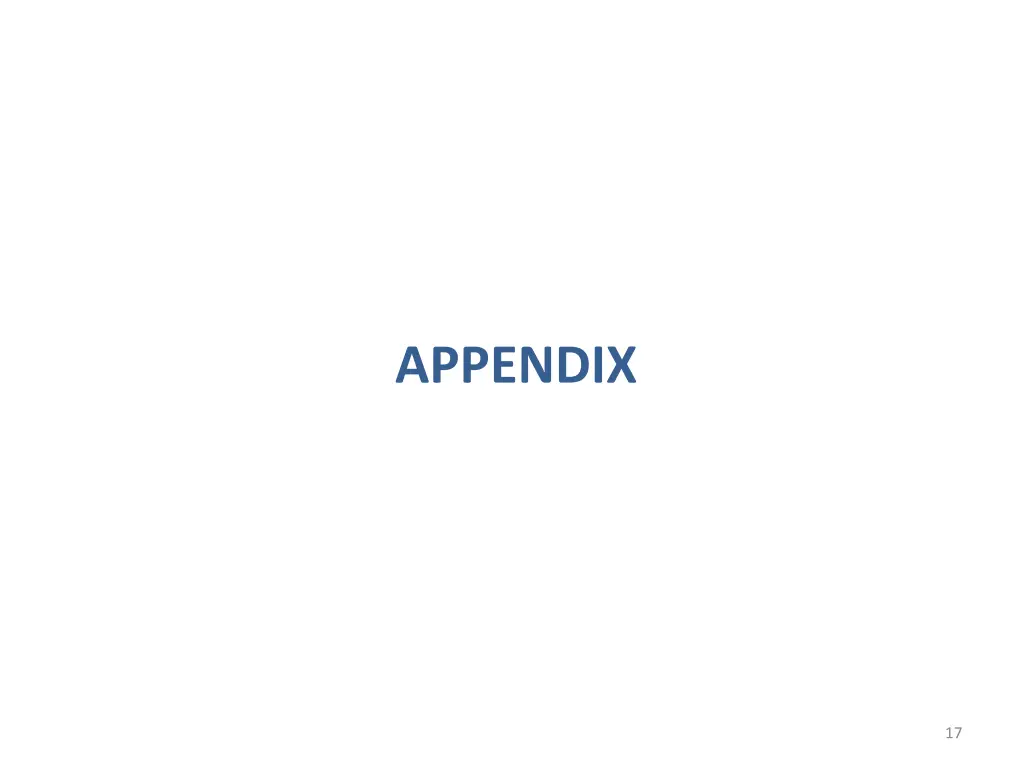 appendix
