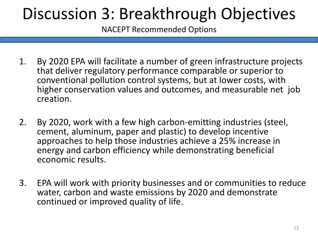 discussion 3 breakthrough objectives nacept