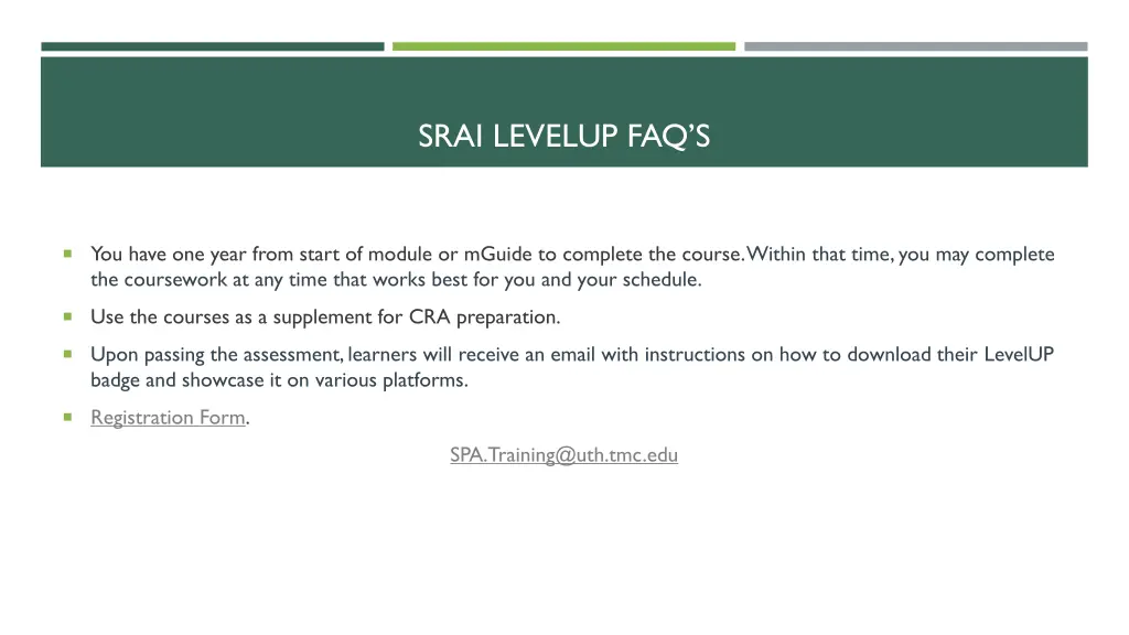 srai levelup faq s