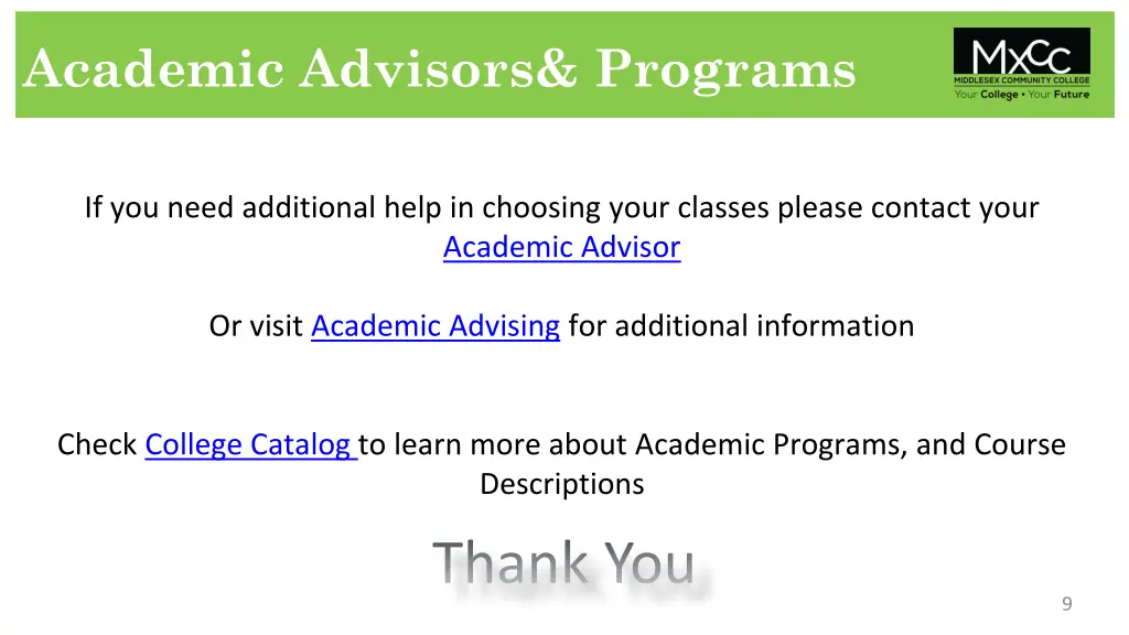 academic advisors programs