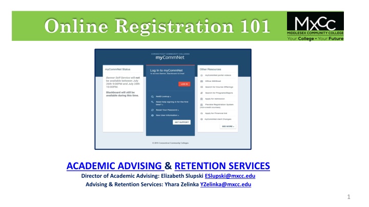 online registration 101