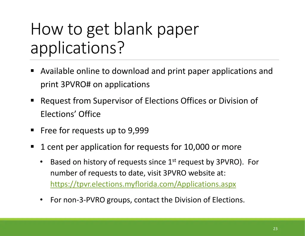 how to get blank paper applications