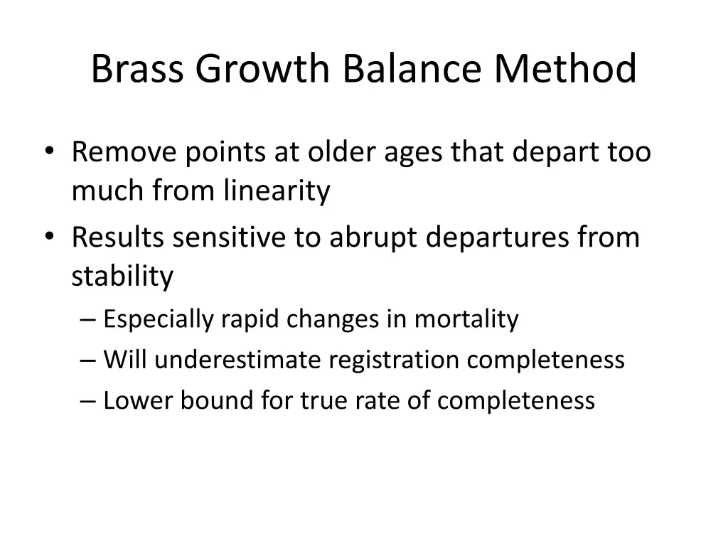brass growth balance method 3