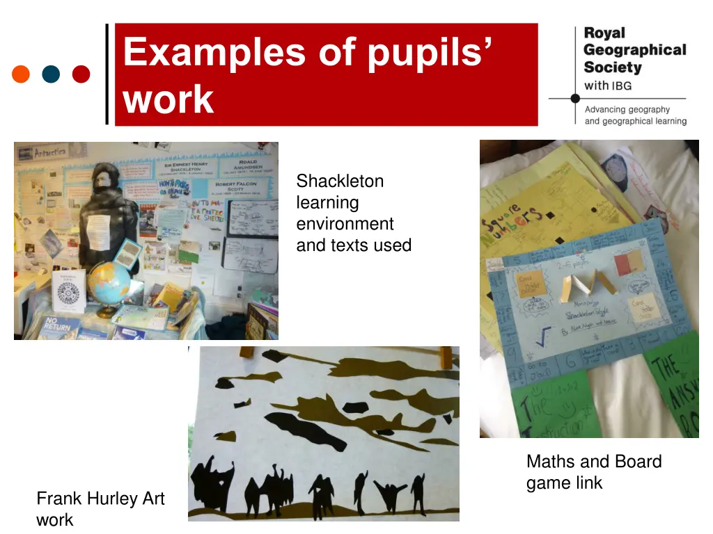examples of pupils work