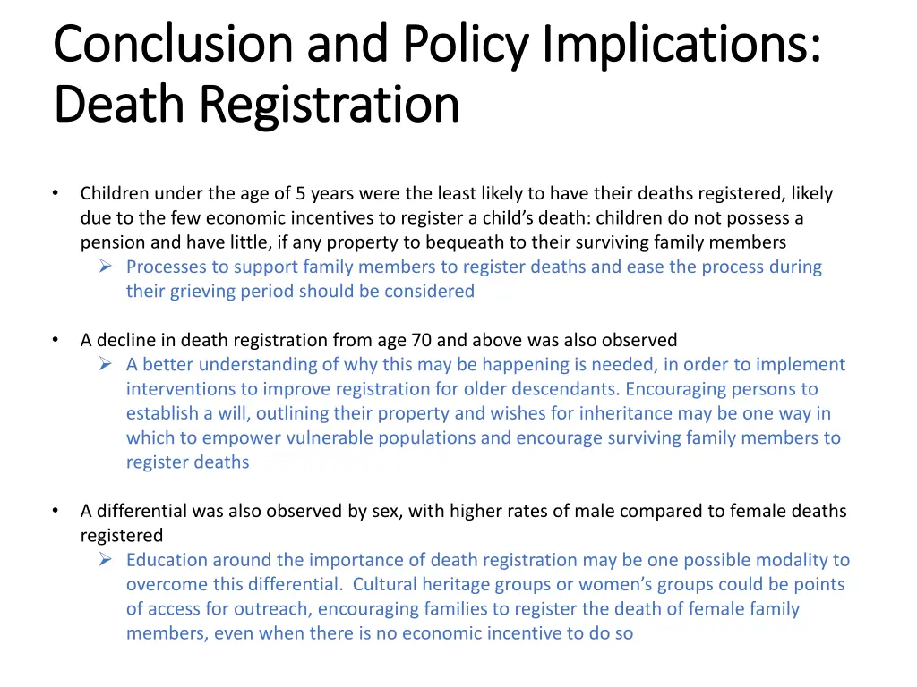 conclusion and policy implications conclusion 1