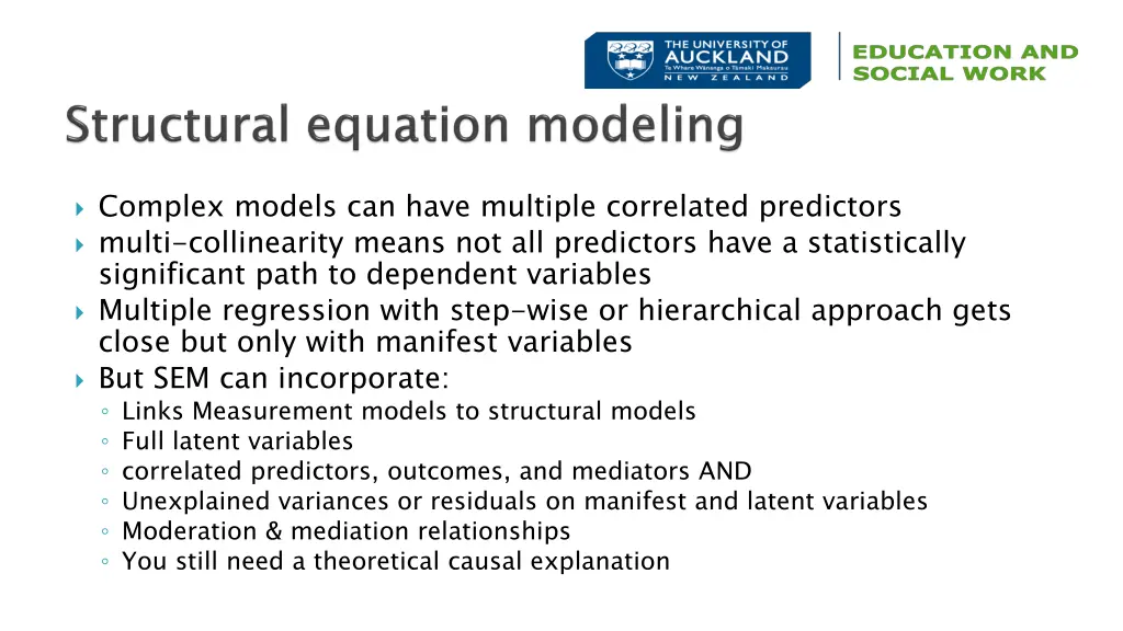 complex models can have multiple correlated