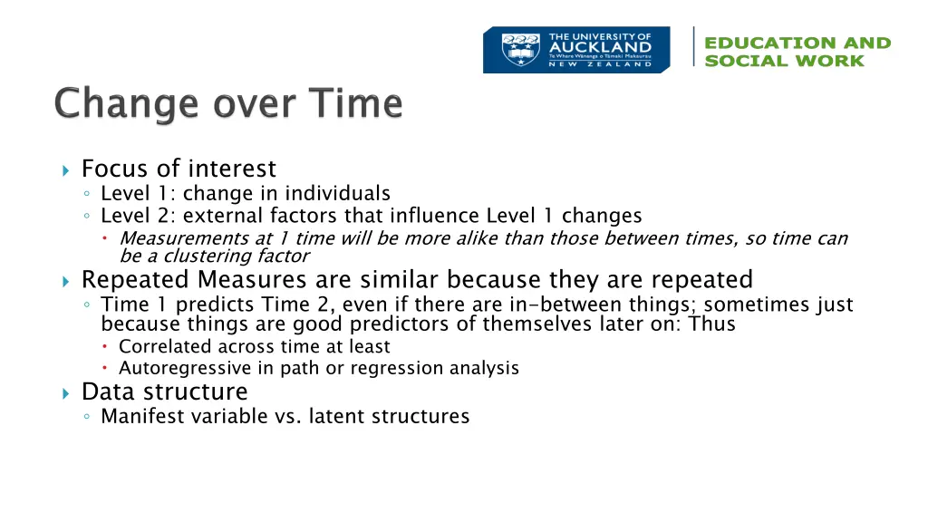 focus of interest level 1 change in individuals