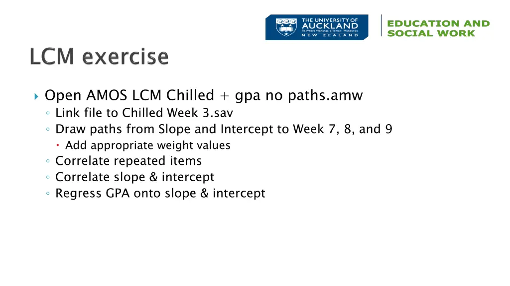 open amos lcm chilled gpa no paths amw link file