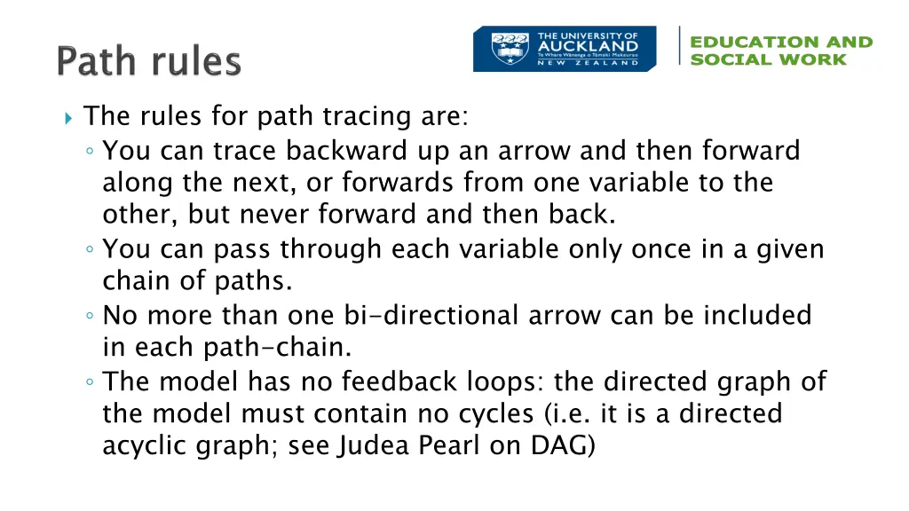 the rules for path tracing are you can trace