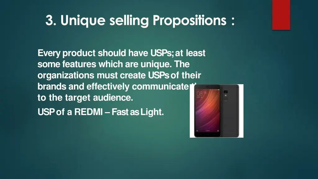 3 unique selling propositions