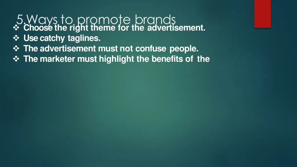 5 ways to promote brands choose the right theme