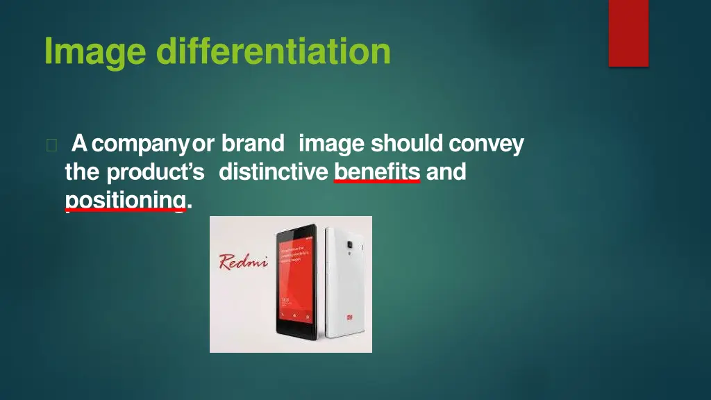 image differentiation