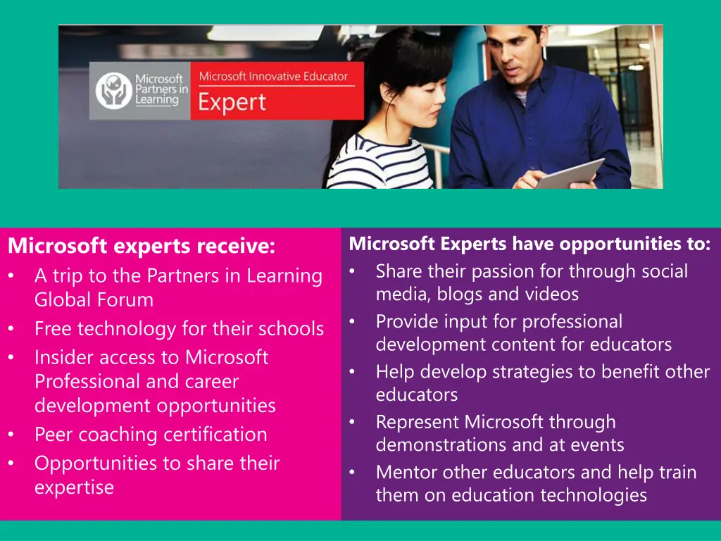 microsoft experts receive a trip to the partners