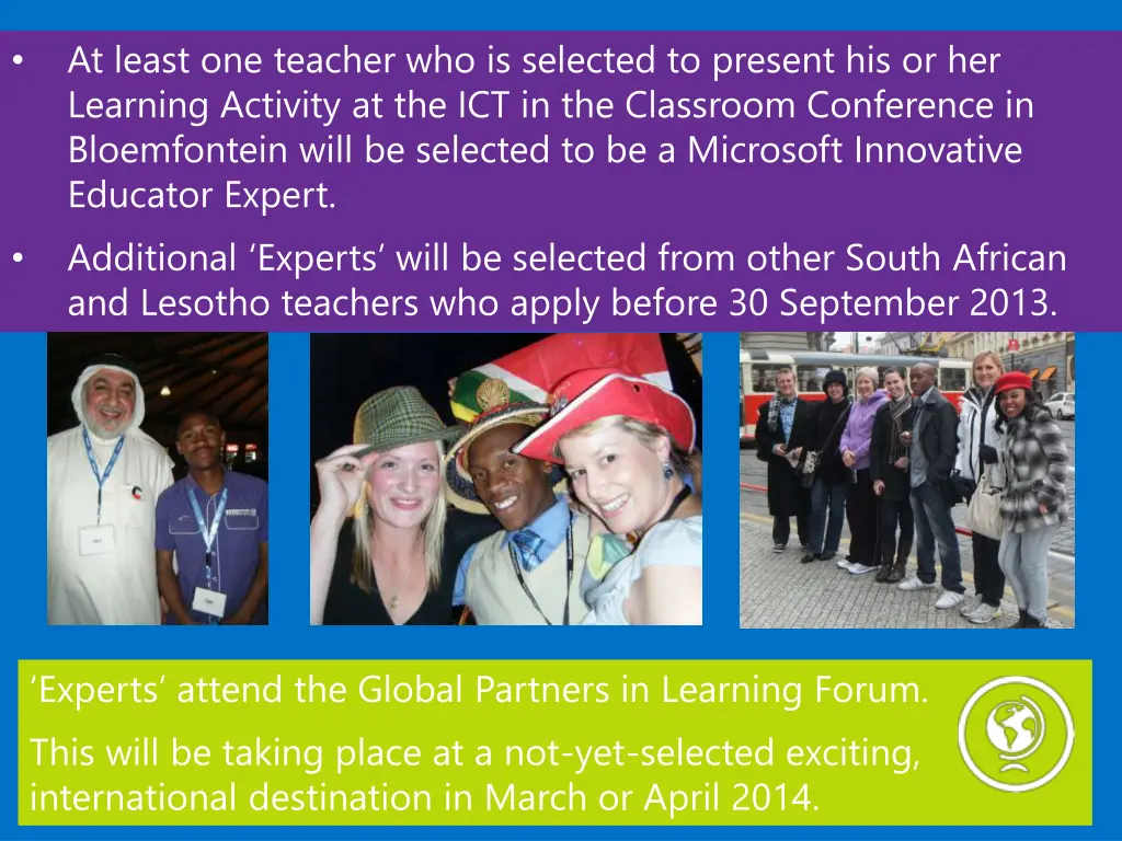 one learning activity at the ict in the classroom