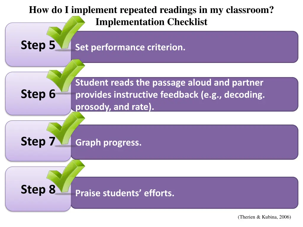 how do i implement repeated readings 1