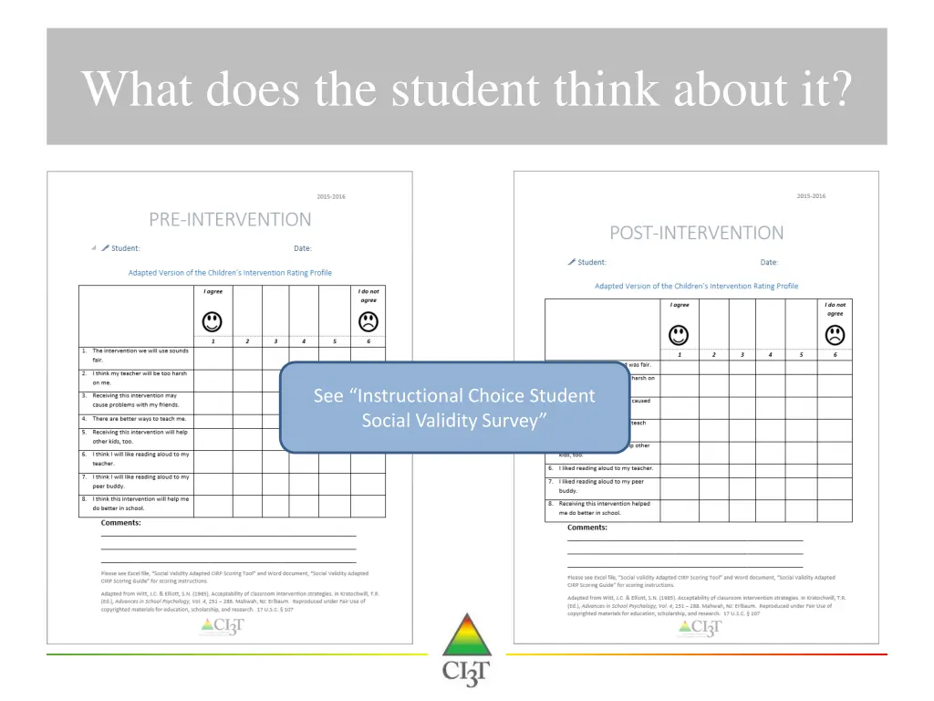 what does the student think about it