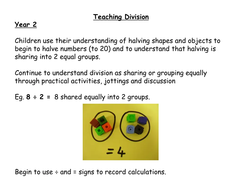 teaching division