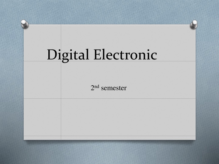 digital electronic