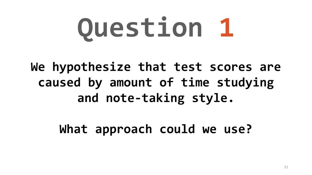 question 1