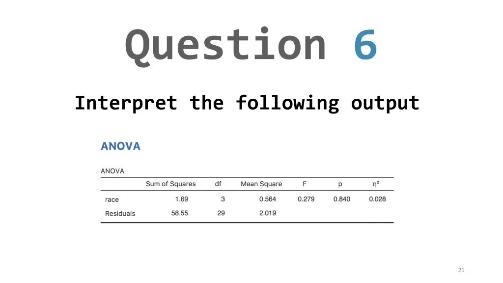 question 6