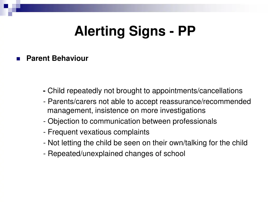 alerting signs pp 2