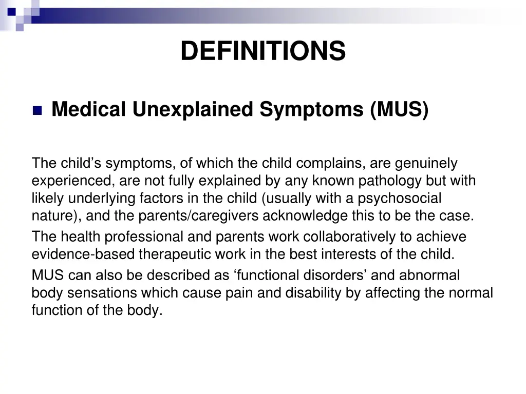 definitions