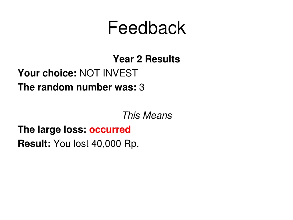 feedback 1