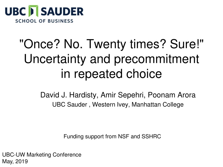 once no twenty times sure uncertainty