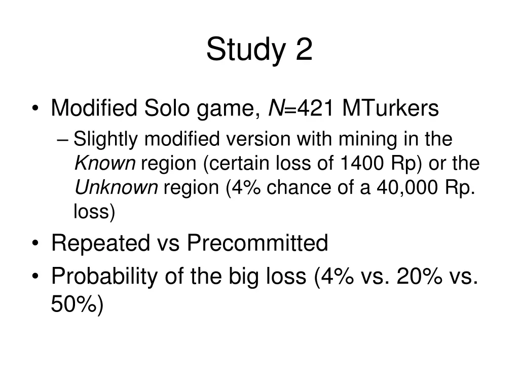 study 2 1