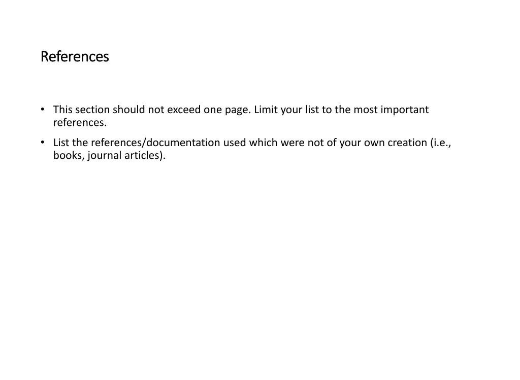 references references