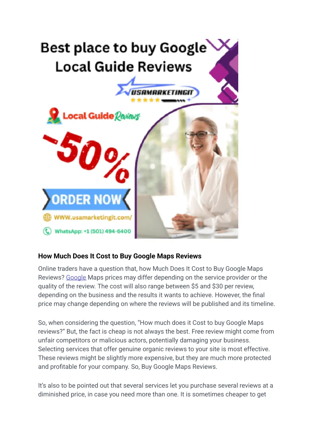 how much does it cost to buy google maps reviews