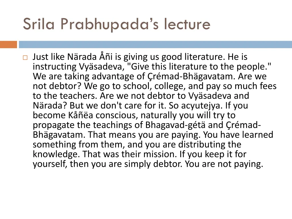 srila prabhupada s lecture 3