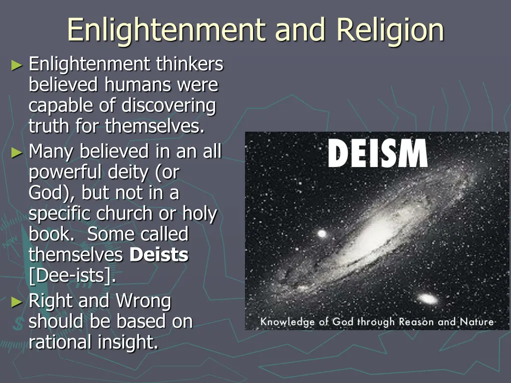 enlightenment and religion enlightenment thinkers