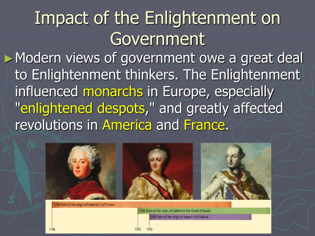 impact of the enlightenment on government modern