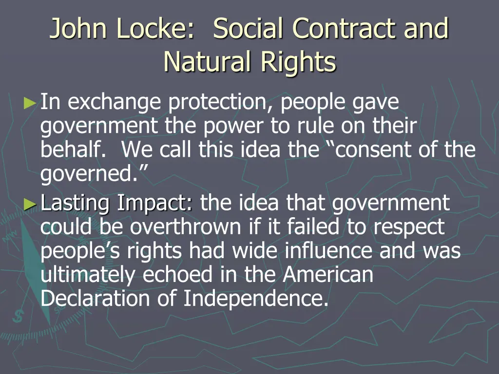 john locke social contract and natural rights 1
