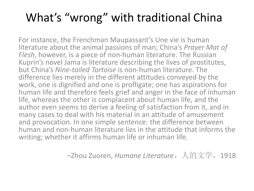 what s wrong with traditional china 2