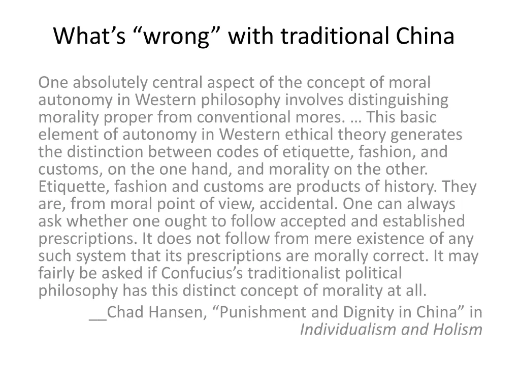 what s wrong with traditional china 4
