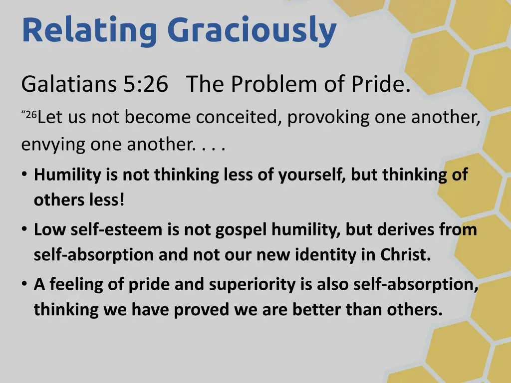 relating graciously 5