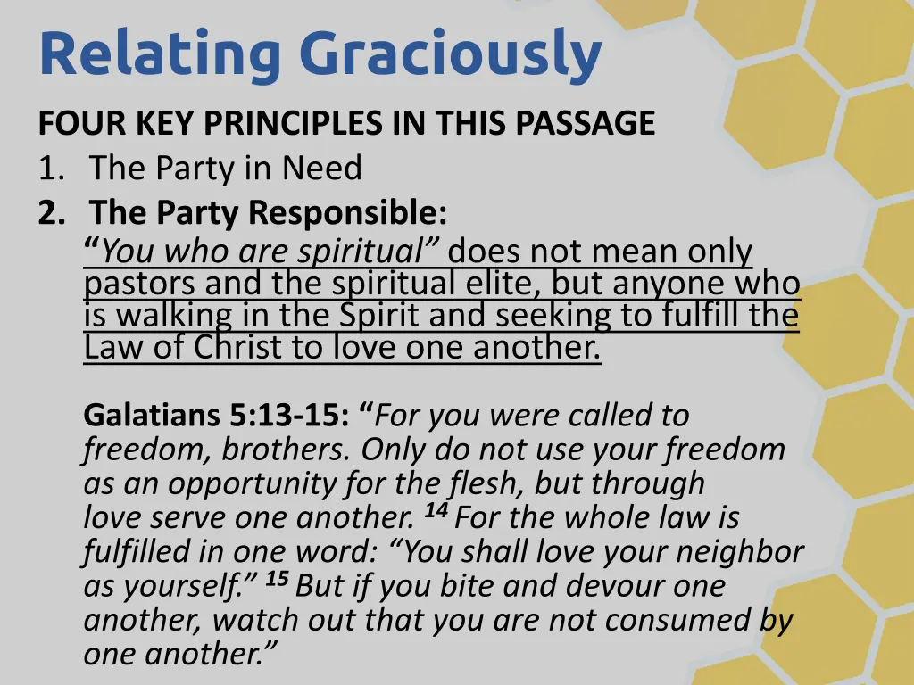 relating graciously 7