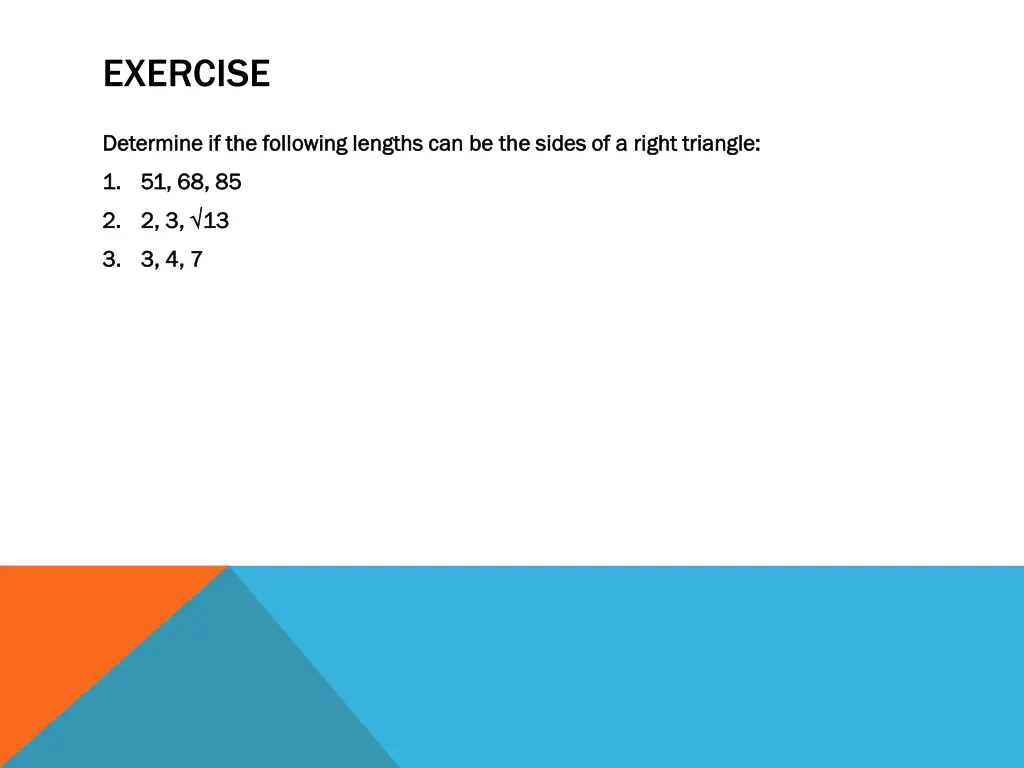 exercise